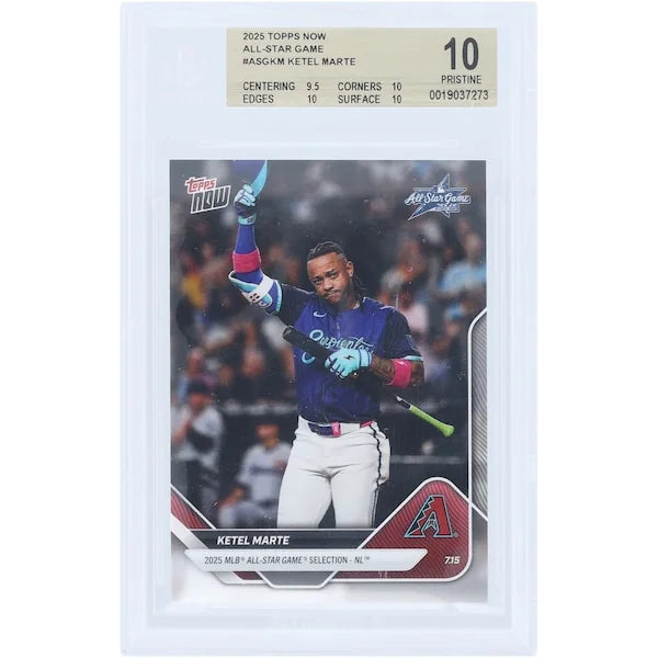 Ketel Marte 2025 Topps Now All-Star Game Card | BGS 10