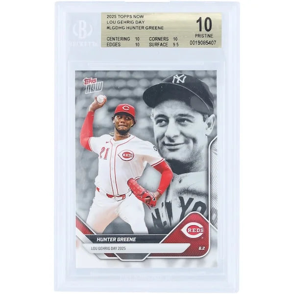 Hunter Greene 2025 Topps Now Lou Gehrig Day #LGD-HG | BGS 10