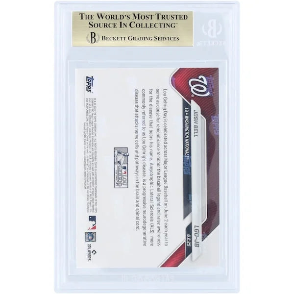 Josh Bell 2025 Topps Now Lou Gehrig Day Card | BGS 10