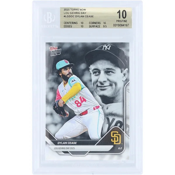 Dylan Cease 2025 Topps Now Lou Gehrig Day #LGD-DC | BGS 10