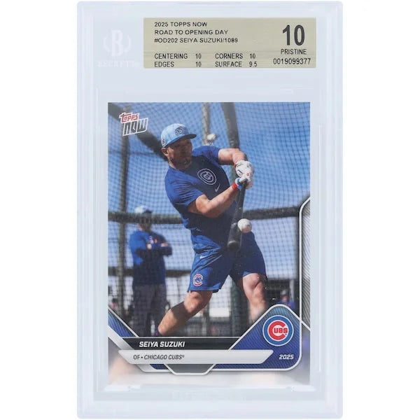 Seiya Suzuki Chicago Cubs 2025 Topps Now Road to Opening Day #OD-202 | BGS 10