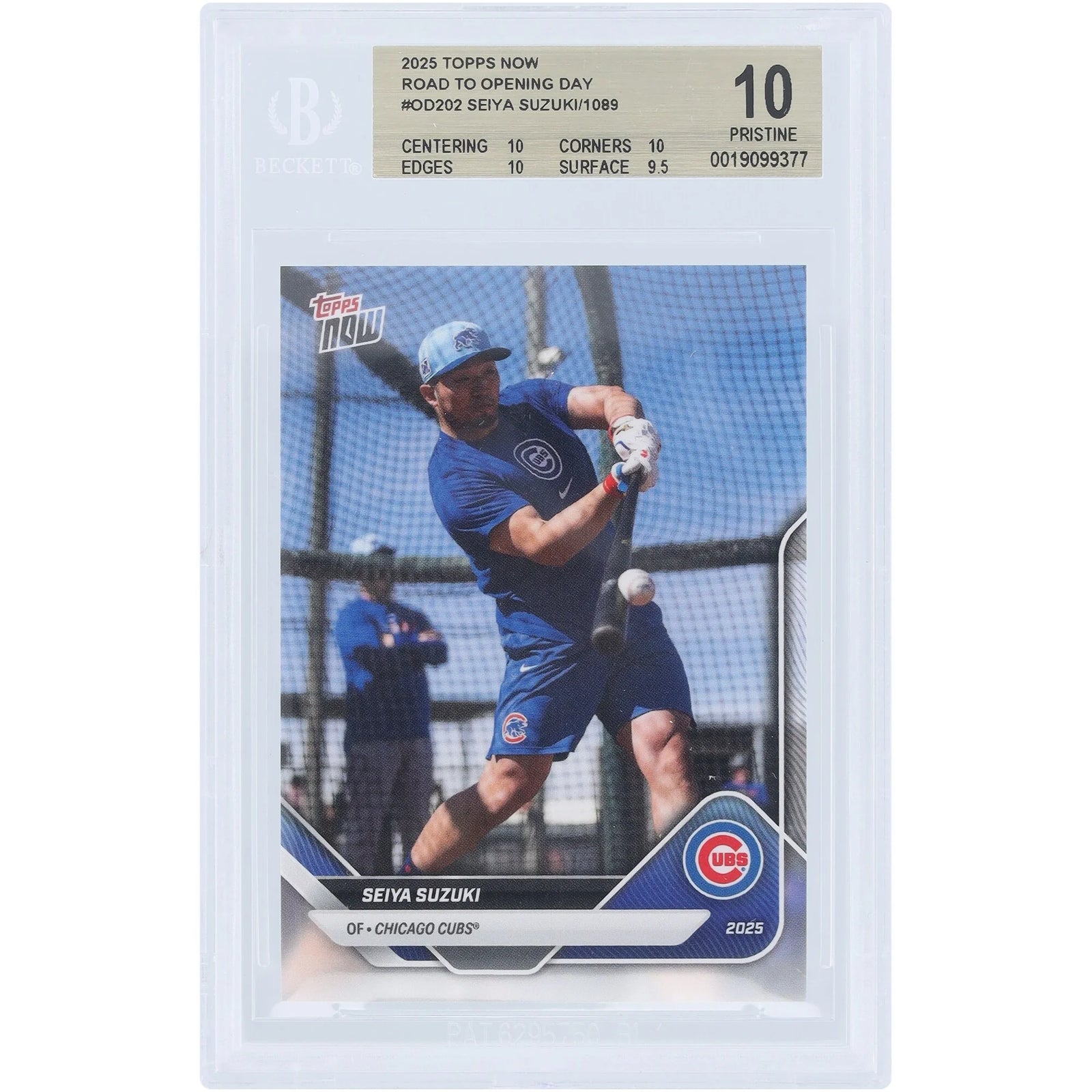 Seiya Suzuki Chicago Cubs 2025 Topps Now Road to Opening Day #OD-202 | BGS 10