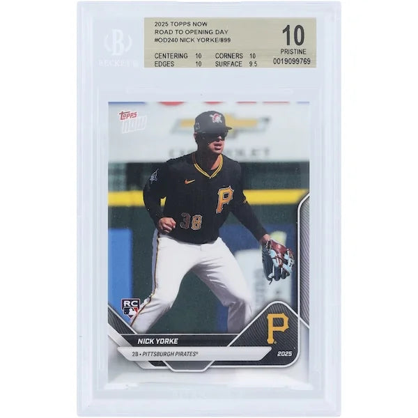 Nick Yorke 2025 Topps Now Road to Opening Day #OD-240 | BGS 10 Rookie Card