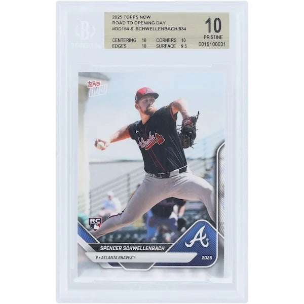 Spencer Schwellenbach 2025 Topps Now Road to Opening Day #OD-154 | BGS 10 Rookie Card