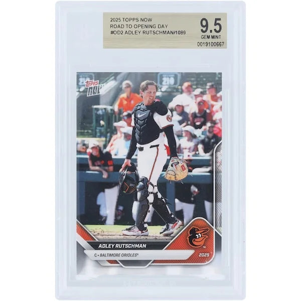 Adley Rutschman 2025 Topps Now Road to Opening Day #OD-2 | BGS 9.5