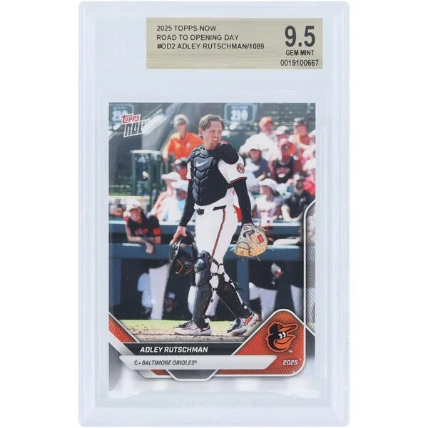 Adley Rutschman 2025 Topps Now Road to Opening Day #OD-2 | BGS 9.5