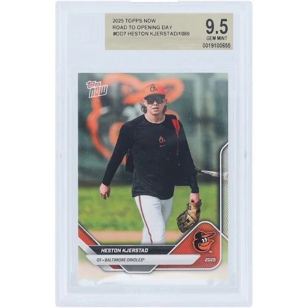 Heston Kjerstad 2025 Topps Now Road to Opening Day #OD-7 | BGS 9.5