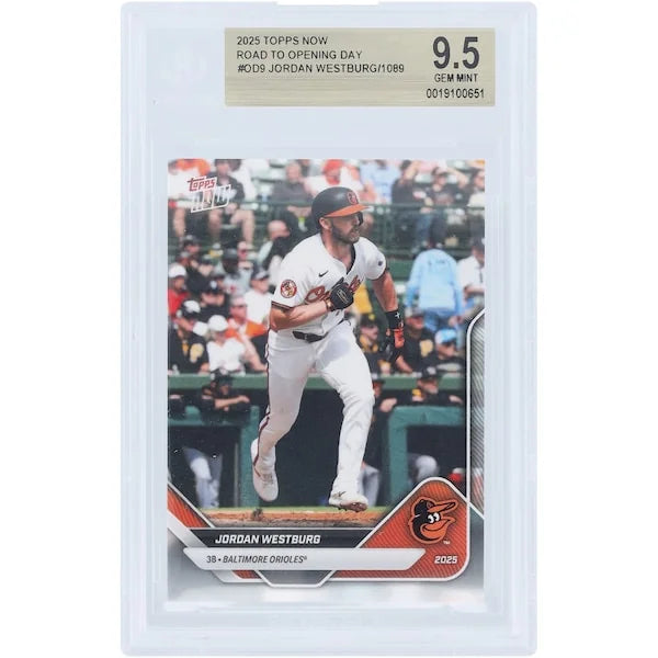 Jordan Westburg 2025 Topps Now Road to Opening Day #OD-9 | BGS 9.5