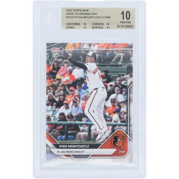 Ryan Mountcastle 2025 Topps Now Road to Opening Day #OD-10 | BGS 10
