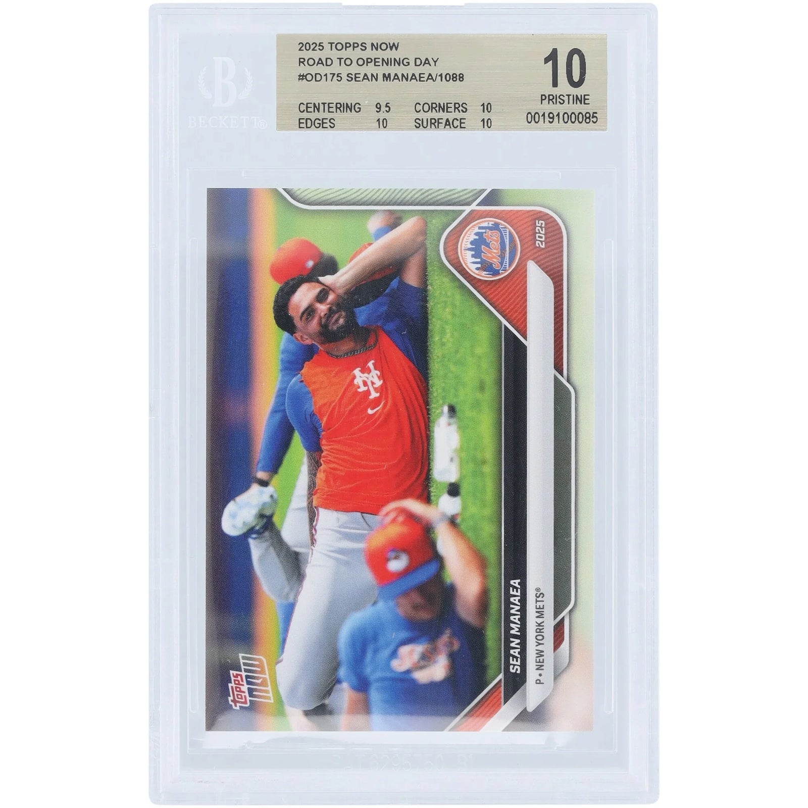 Sean Manaea 2025 Topps Now Road to Opening Day #OD-175 | BGS 10