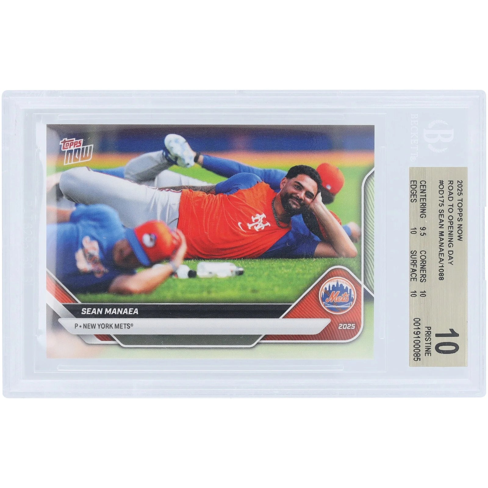 Sean Manaea 2025 Topps Now Road to Opening Day #OD-175 | BGS 10