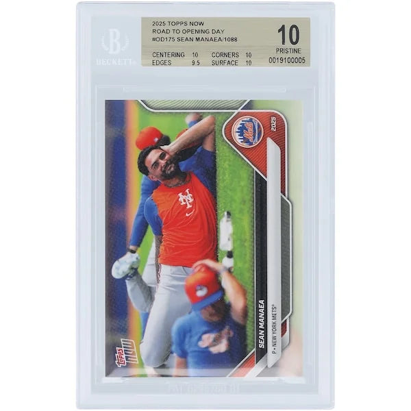 Sean Manaea 2025 Topps Now Road to Opening Day #OD-175 | BGS 10