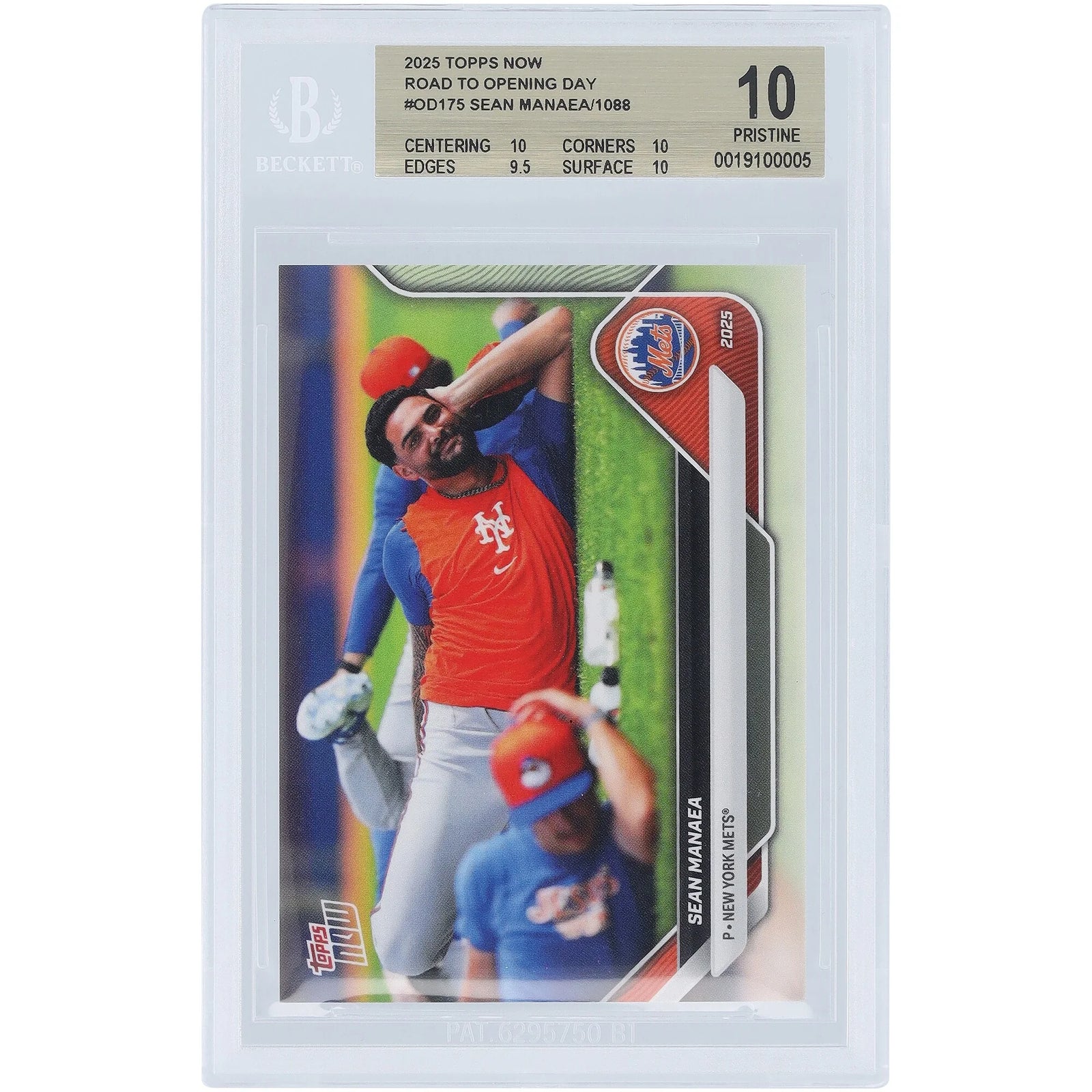 Sean Manaea 2025 Topps Now Road to Opening Day #OD-175 | BGS 10