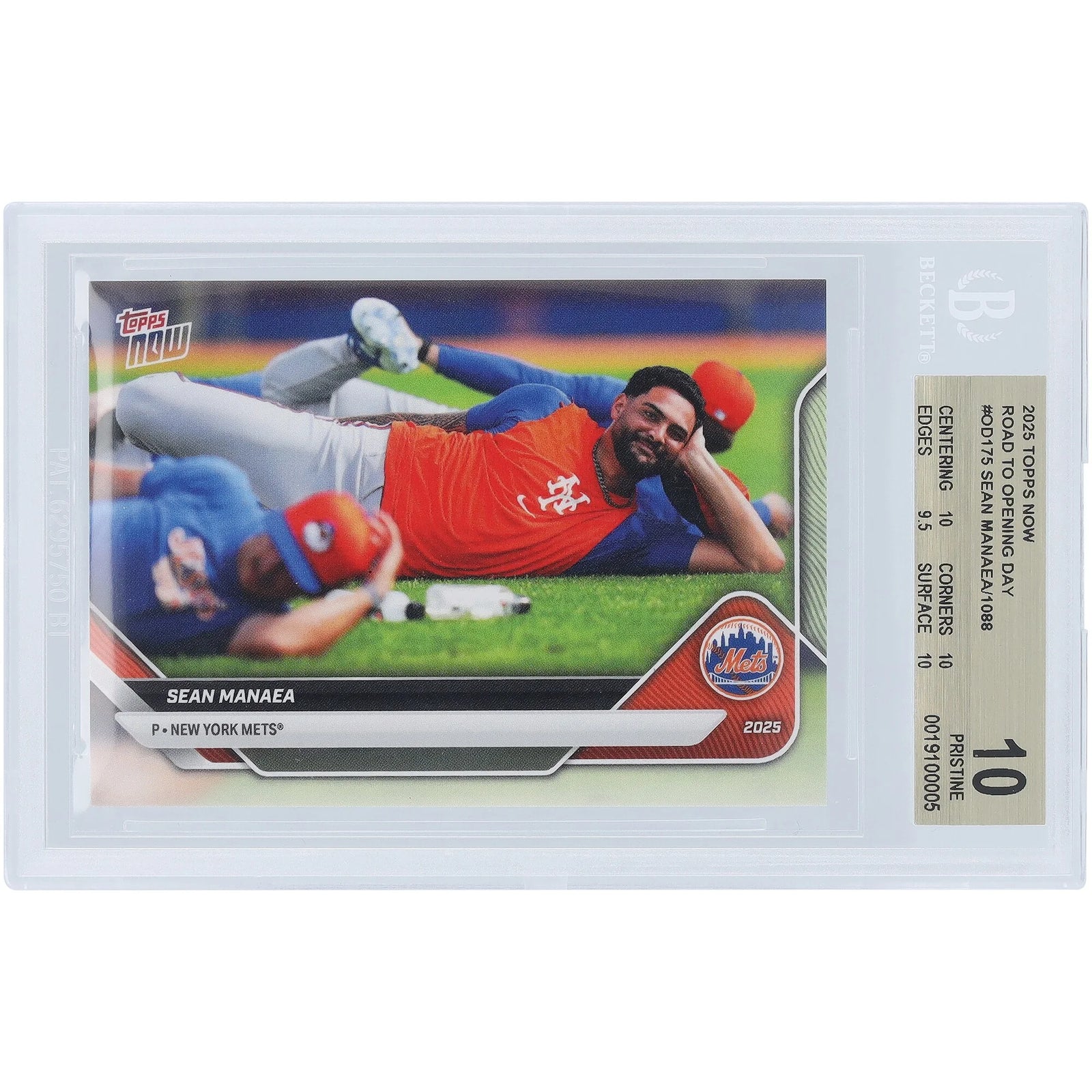 Sean Manaea 2025 Topps Now Road to Opening Day #OD-175 | BGS 10