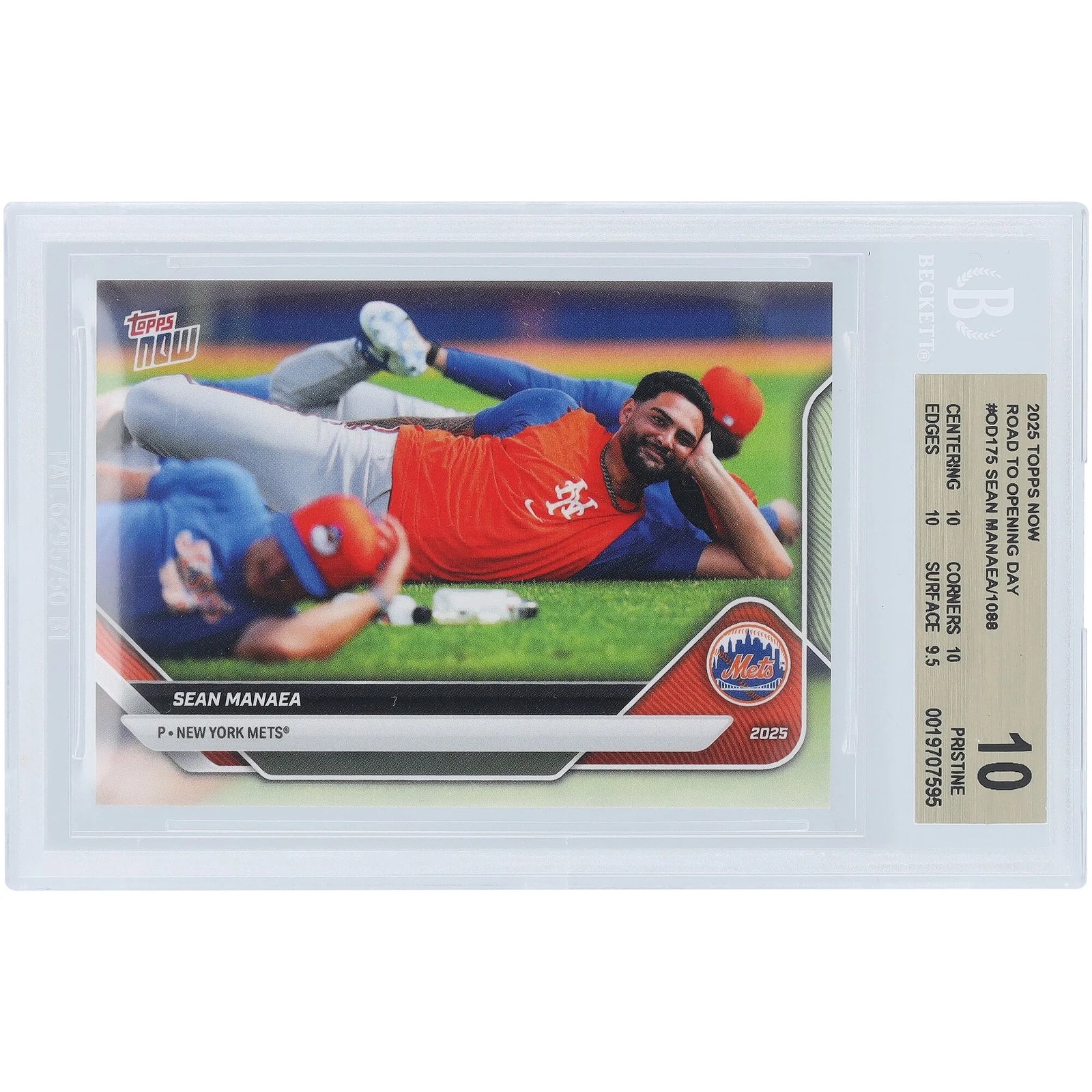 Sean Manaea 2025 Topps Now Road to Opening Day #OD-175 | BGS 10