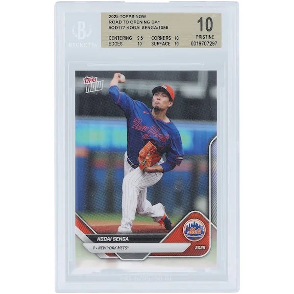 Kodai Senga 2025 Topps Now Road to Opening Day #OD-177 | BGS 10