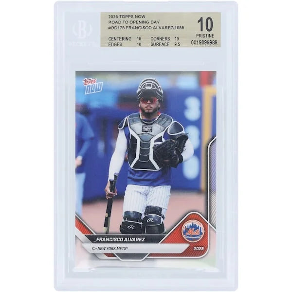 Francisco Alvarez 2025 Topps Now Road to Opening Day #OD-178 | BGS 10