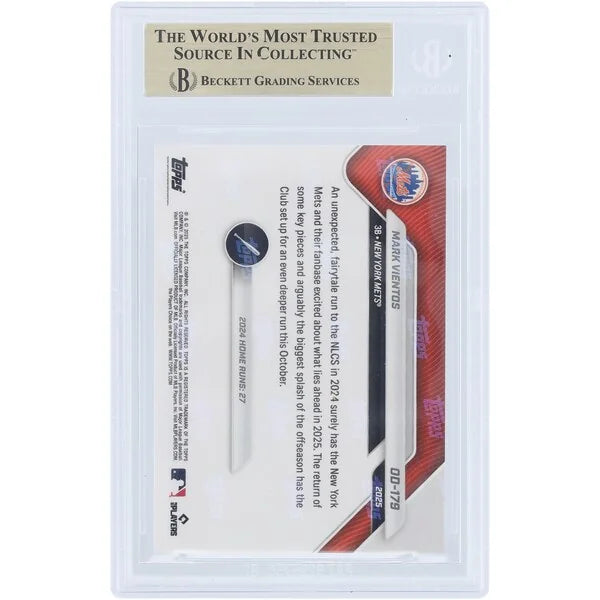 Mark Vientos 2025 Topps Now Road to Opening Day #OD-179 | BGS 10