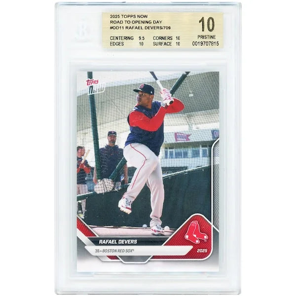 Rafael Devers 2025 Topps Now Road to Opening Day #OD-11 | BGS 10