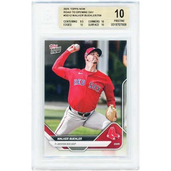 Walker Buehler 2025 Topps Now Road to Opening Day #OD-12 | BGS 10