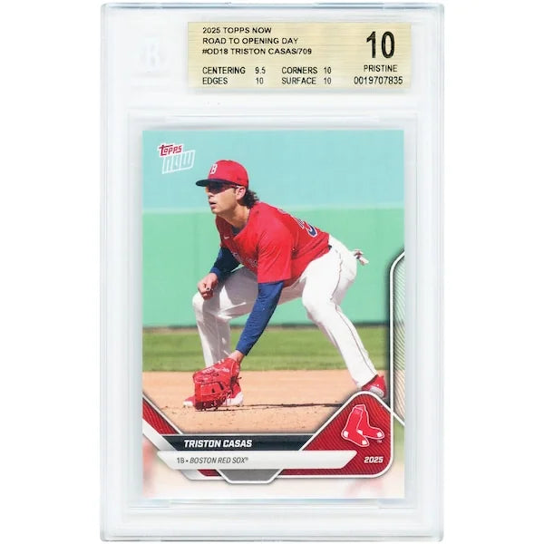 Triston Casas 2025 Topps Now Road to Opening Day #OD-18 | BGS 10
