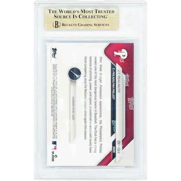 J.T. Realmuto 2025 Topps Now Road to Opening Day #OD-184 | BGS 10
