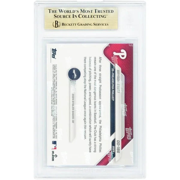 Bryson Stott 2025 Topps Now Road to Opening Day #OD-186 | BGS 10