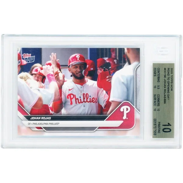 Johan Rojas 2025 Topps Now Road to Opening Day #OD-190 | BGS 10