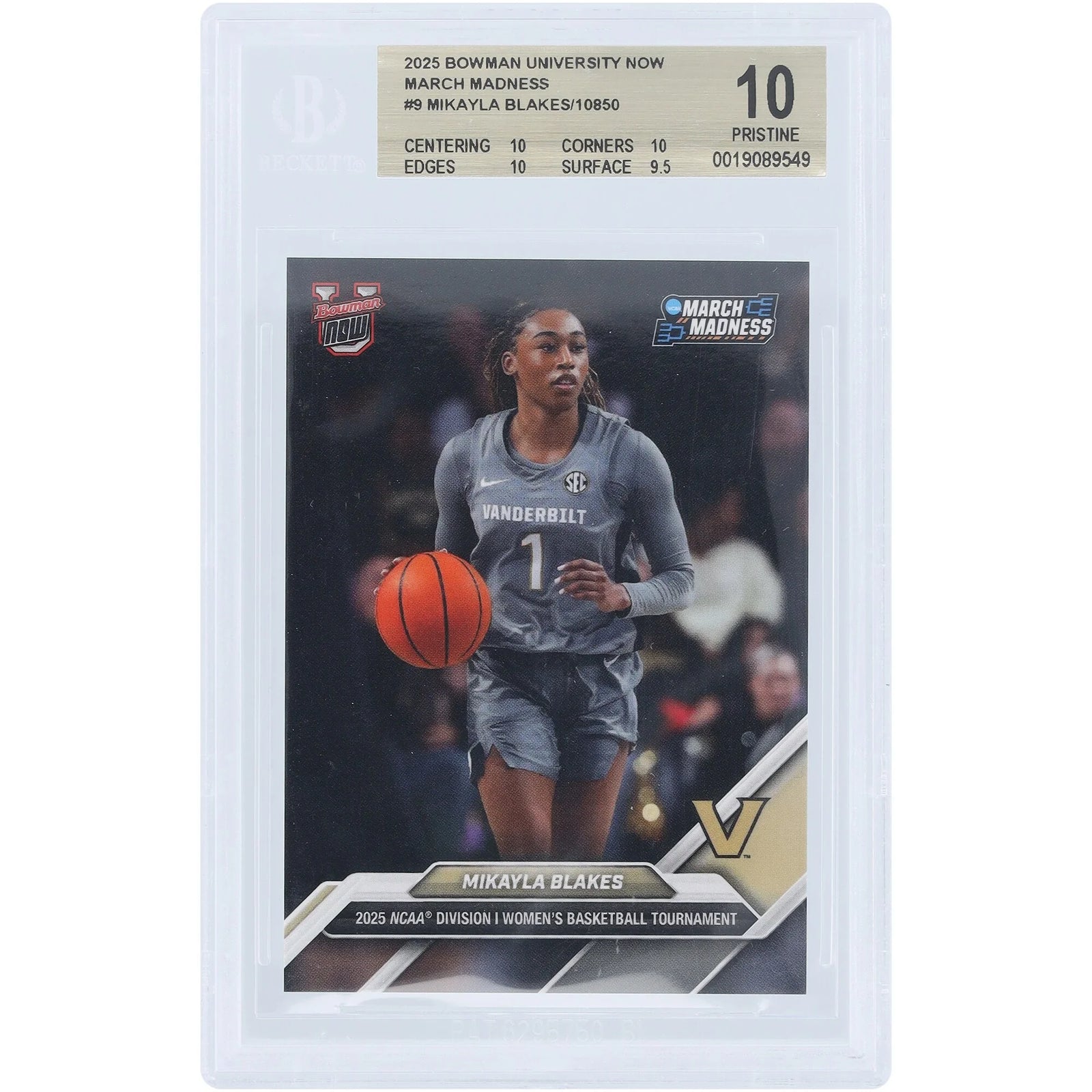 Mikayla Blakes Vanderbilt 2025 Bowman University Now #9 | BGS 10