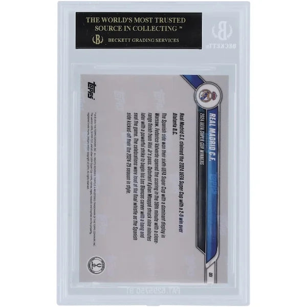 Real Madrid CF 2024-25 Topps Now UCL 2024 #1 Card | BGS 10 Black Label