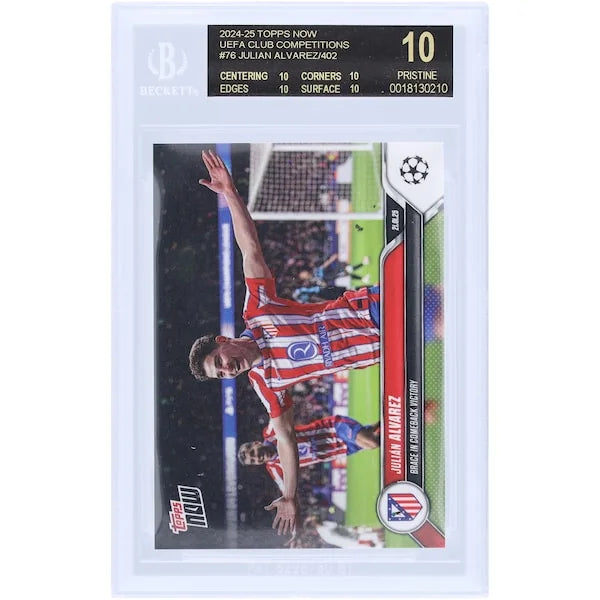 Julian Alvarez 2024-25 Topps Now Black Label #76 | BGS 10 Perfect