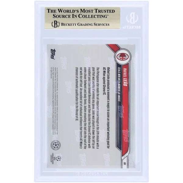 Rafael Leao AC Milan 2024-25 Topps Now Card #81 | BGS Graded 10