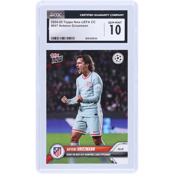 Antoine Griezmann Atletico Madrid 2024-25 Topps Now UEFA #47 | CGC 10