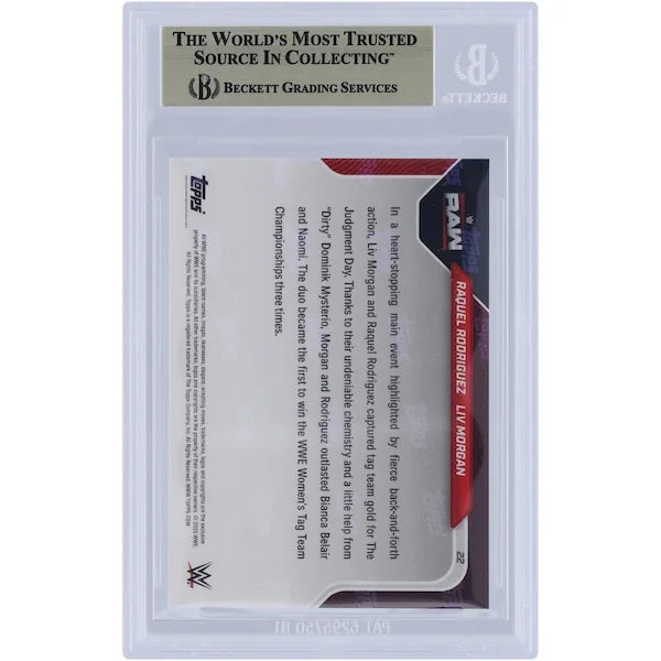 Liv Morgan & Raquel Rodriguez WWE 2025 Topps Now #22 Card | BGS 9.5