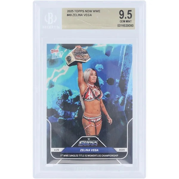 Zelina Vega 2025 Topps Now WWE #49 Card | BGS 9.5 Graded