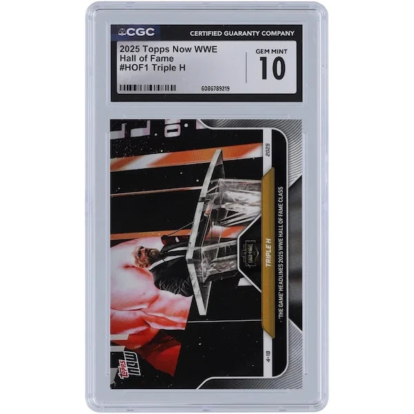 Triple H WWE 2025 Topps Now 'The Game' Card | CGC Authenticated 10