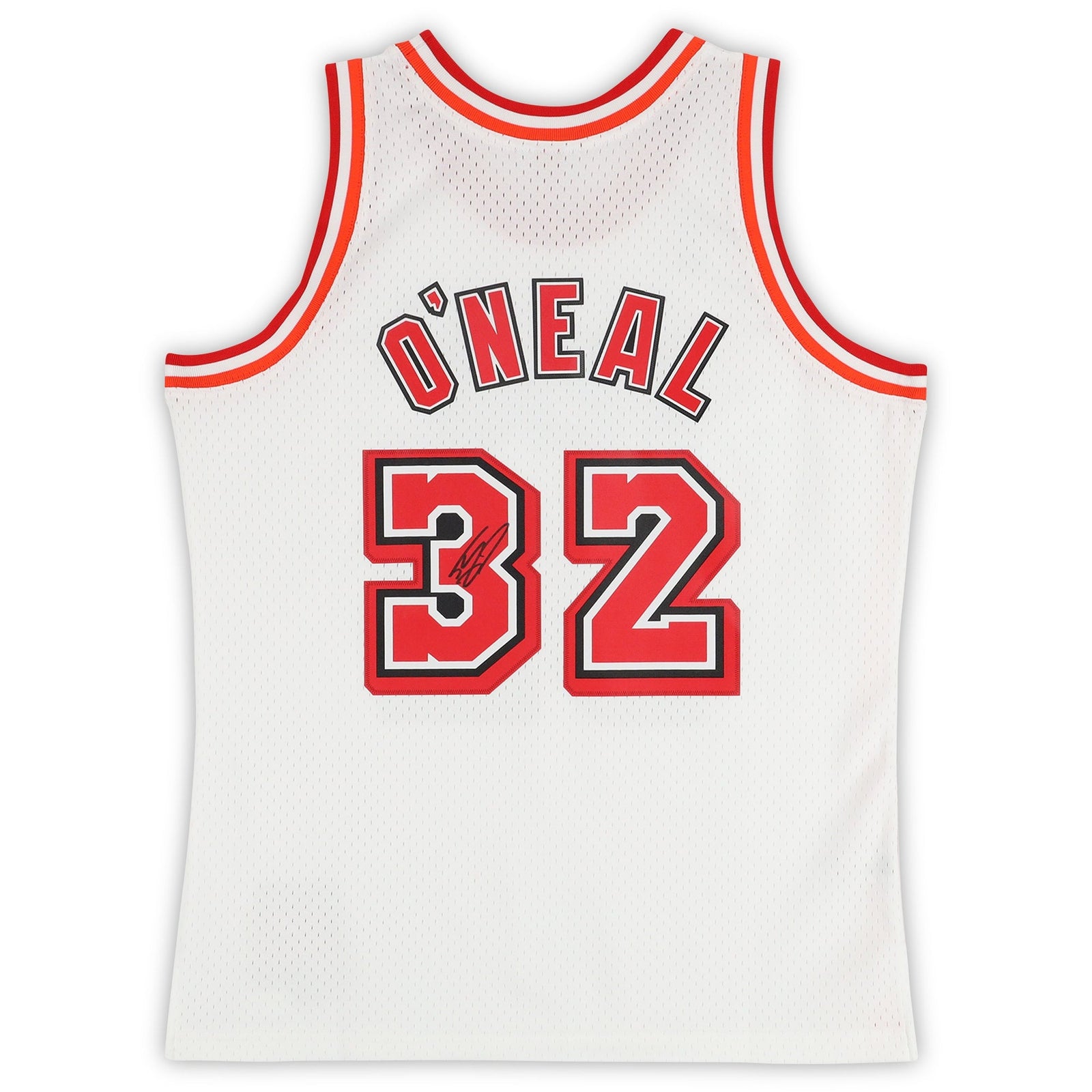 Shaquille O'Neal Miami Heat Autographed Fanatics Authentic Mitchell & Ness 2007 - 08 White Swingman Jersey - The Ballers Bank