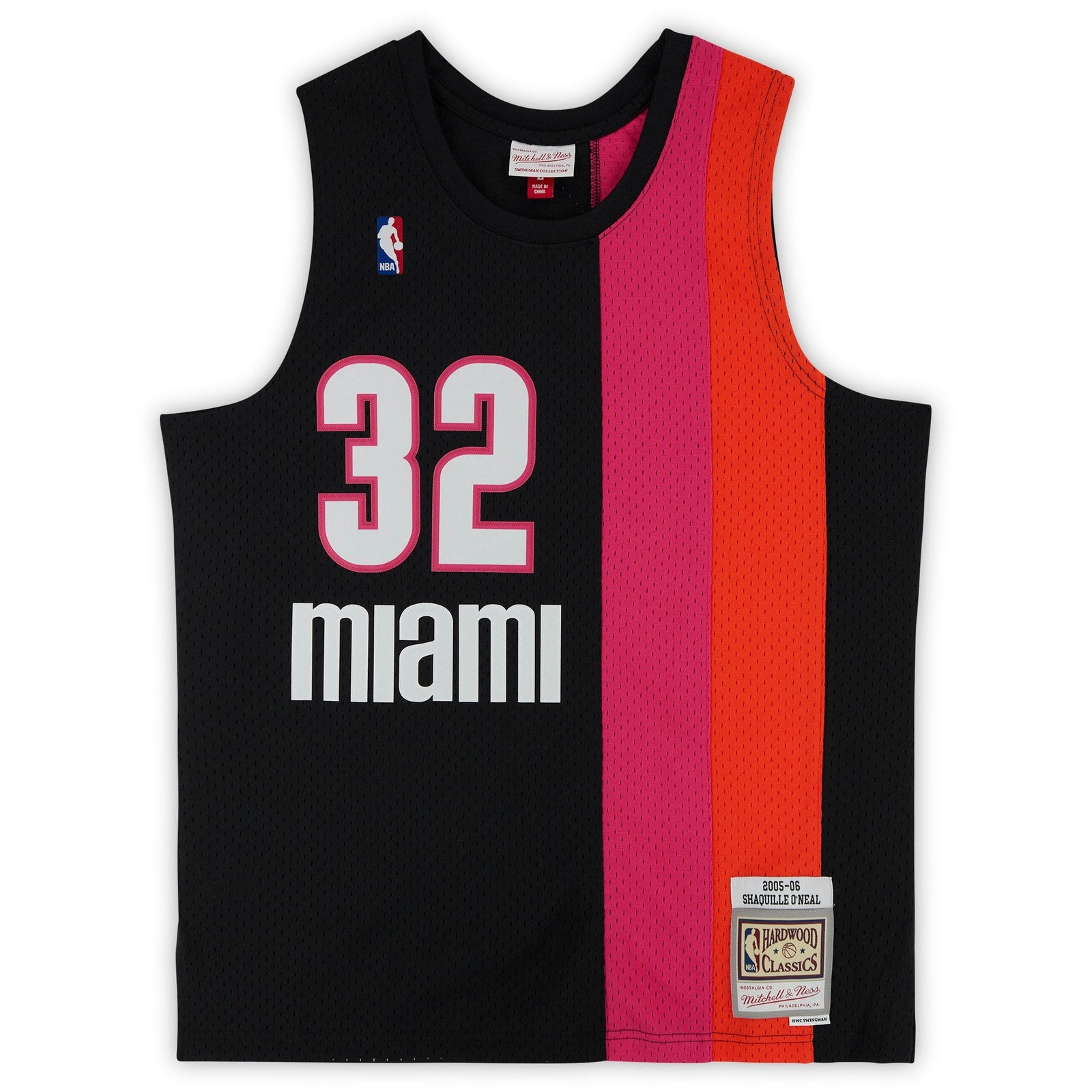 Shaquille O'Neal Miami Heat Fanatics Authentic Autographed Mitchell & Ness Alternate 2005 - 06 Swingman Jersey - The Ballers Bank