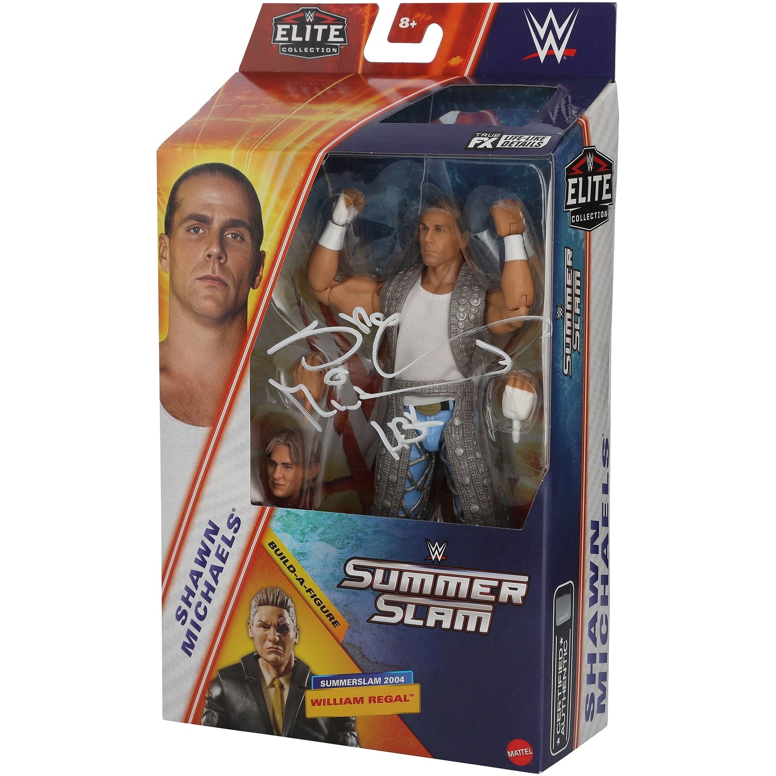 Shawn Michaels WWE Autographed Fanatics Authentic 2025 SummerSlam Mattel Elite Collection Action Figure - The Ballers Bank