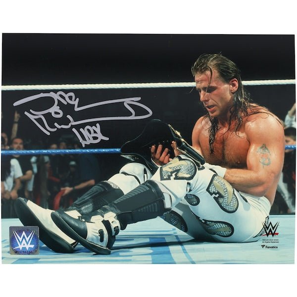 Shawn Michaels WWE Autographed Fanatics Authentic 8" x 10" WrestleMania 12 Holding Title Photograph - The Ballers Bank