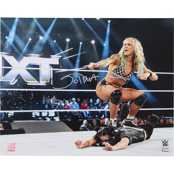 Sol Ruca WWE Autographed Fanatics Authentic 16" x 20" Surfboard On Wendy Choo Photograph - The Ballers Bank