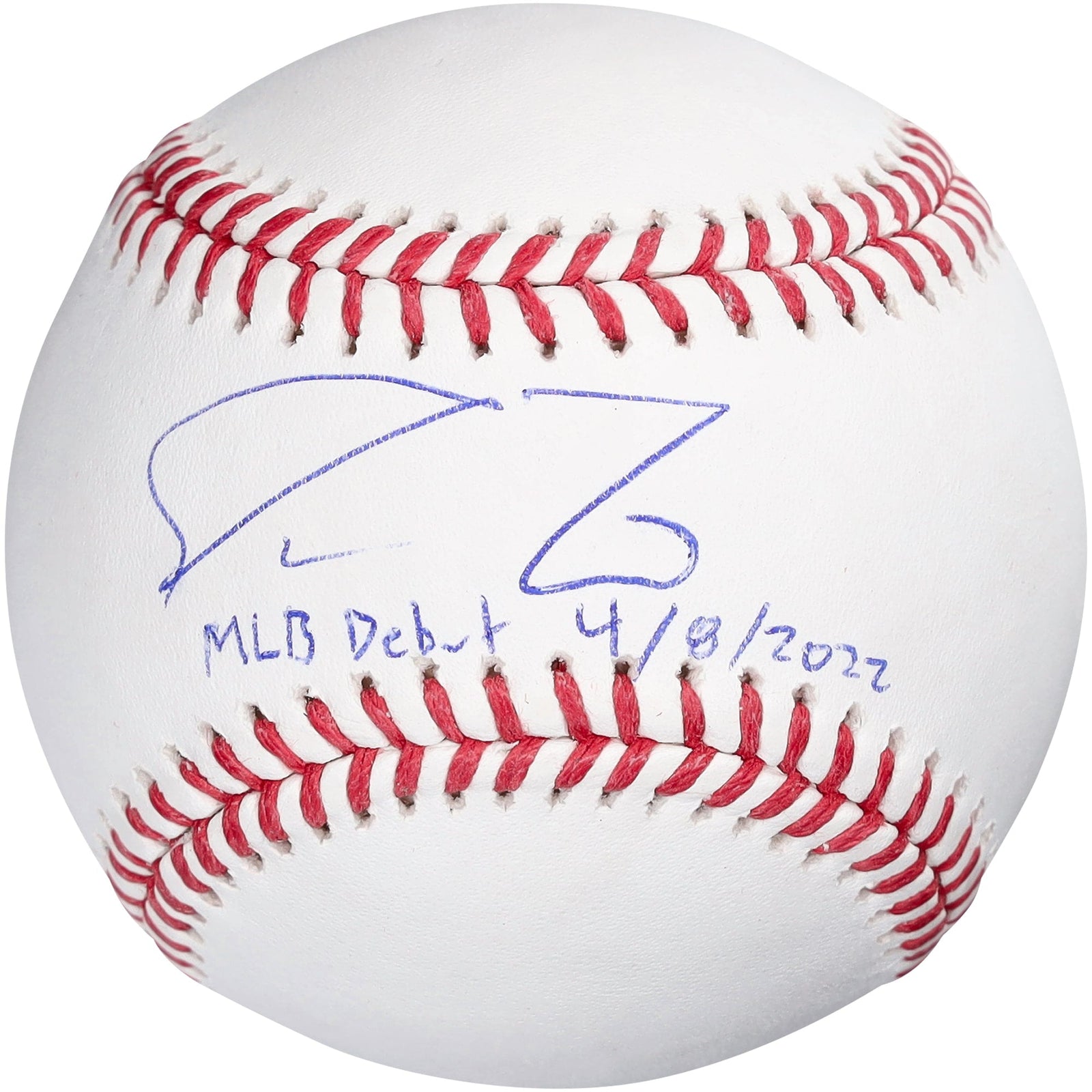 Spencer Torkelson Detroit Tigers Fanatics Authentic Autographed Baseball with "MLB Debut 4 - 8 - 22" Inscription - The Ballers Bank