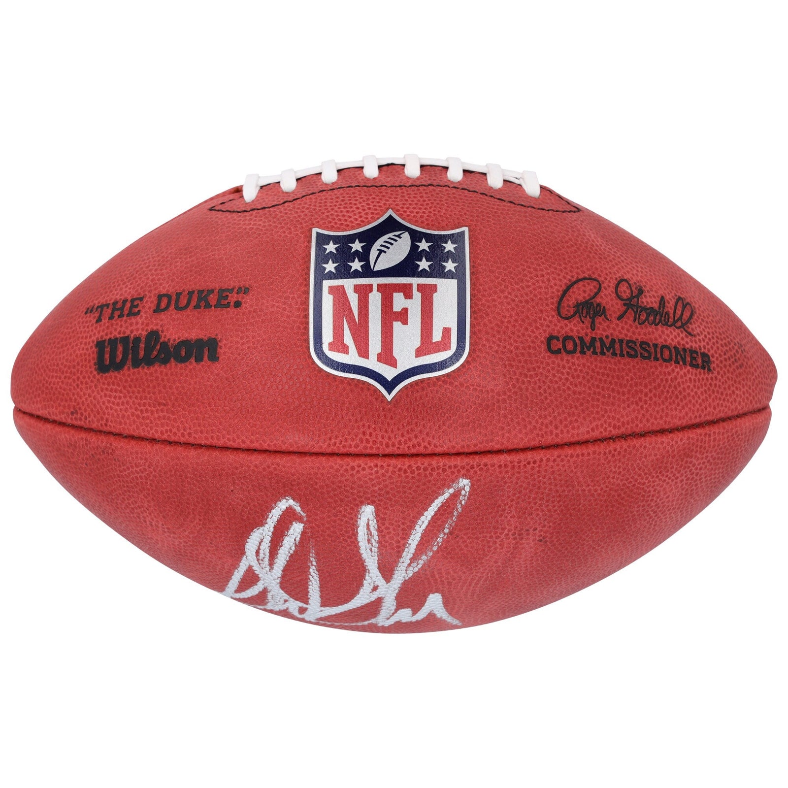 Sterling Sharpe Green Bay Packers Autographed Fanatics Authentic Wilson Duke Full Color Football - The Ballers Bank