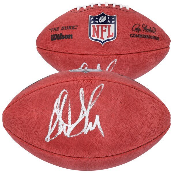 Sterling Sharpe Green Bay Packers Autographed Fanatics Authentic Wilson Duke Full Color Football - The Ballers Bank