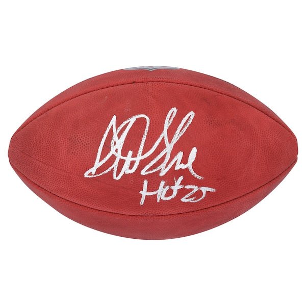 Sterling Sharpe Green Bay Packers Autographed Fanatics Authentic Wilson Duke Full Color Football with "HOF 25" Inscription - The Ballers Bank