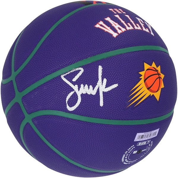 Steve Nash Phoenix Suns Autographed Fanatics Authentic Wilson 2024 - 25 City Edition Collector Basketball - The Ballers Bank