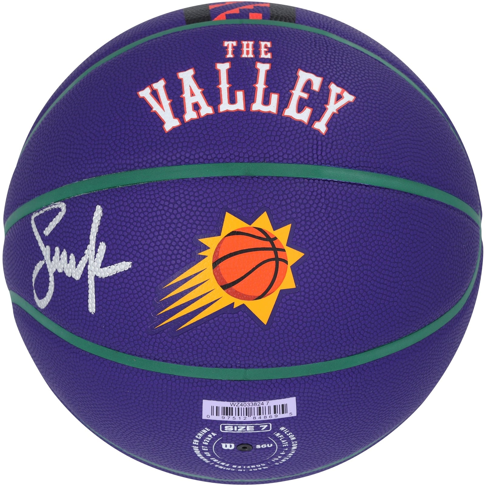 Steve Nash Phoenix Suns Autographed Fanatics Authentic Wilson 2024 - 25 City Edition Collector Basketball - The Ballers Bank