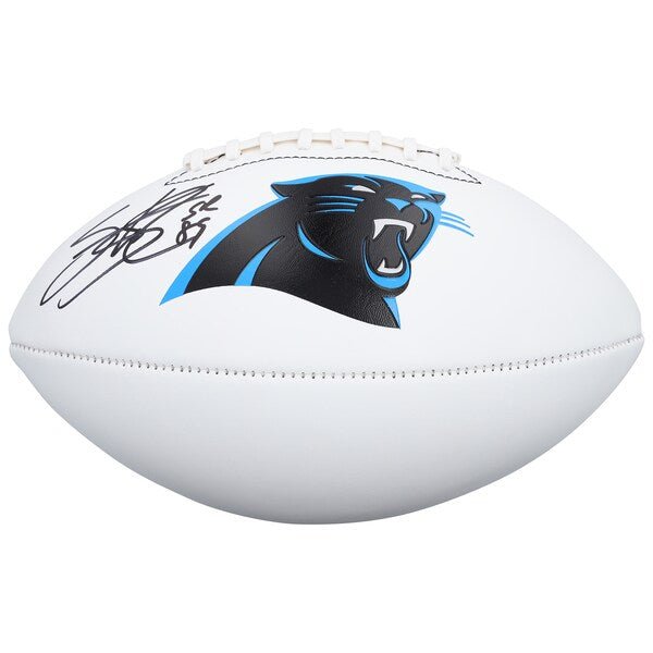 Steve Smith Carolina Panthers Autographed Fanatics Authentic Franklin White Panel Football - The Ballers Bank