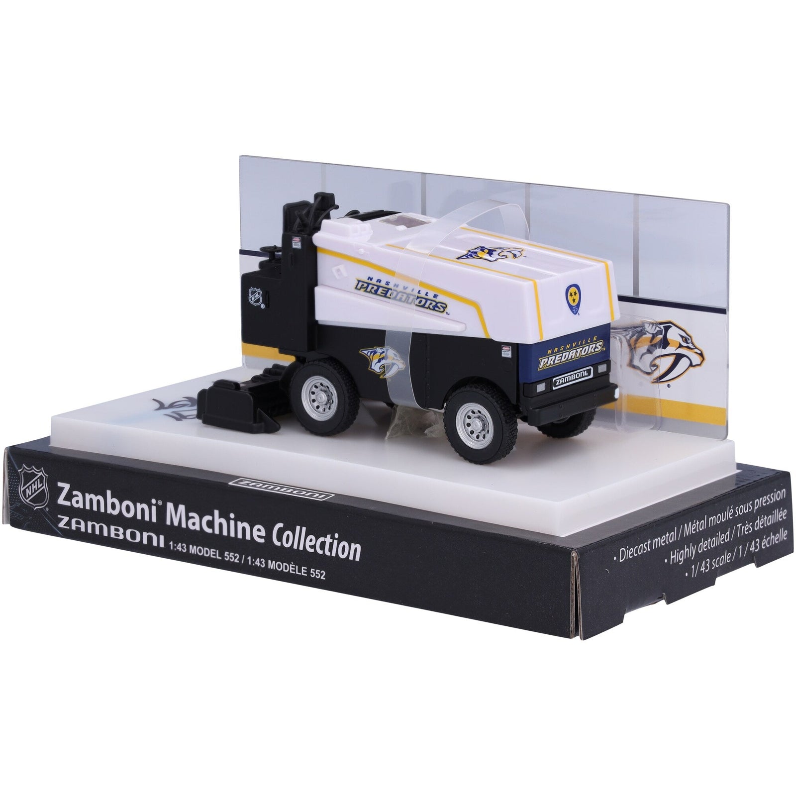 Steven Stamkos Nashville Predators Autographed Fanatics Authentic 1:43 Scale Die - Cast Zamboni - The Ballers Bank