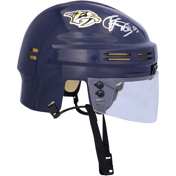 Steven Stamkos Nashville Predators Autographed Fanatics Authentic Navy Mini Helmet - The Ballers Bank